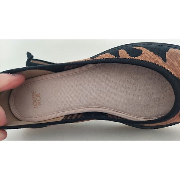 LOUISE ET CIE CELETE  Fabric Stretchy Knit Pointed Toe Flats/NWOT, Size 8M - Picture 8 of 9